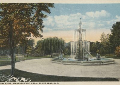 Studebaker Electric Fountain Vintage Postcard